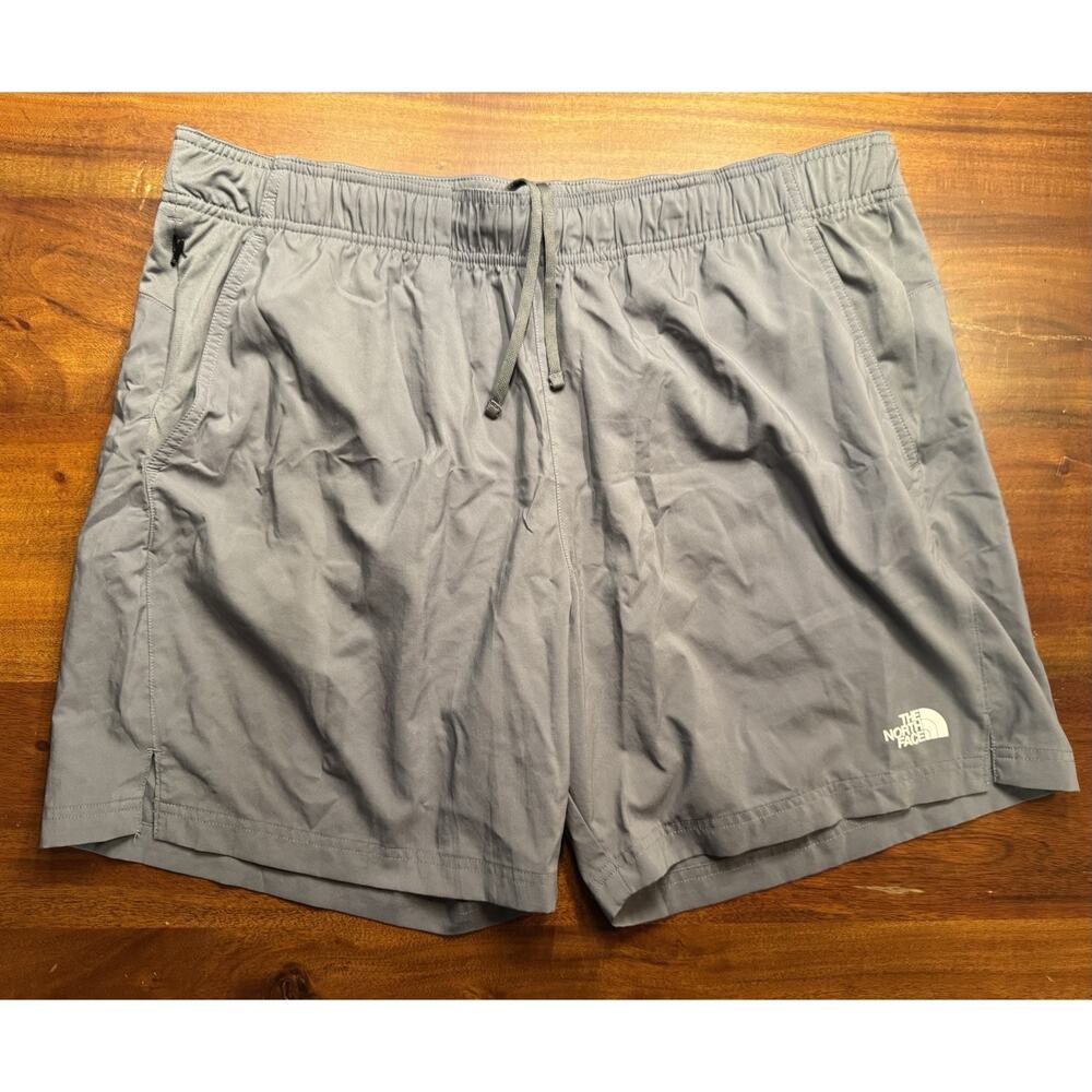 The North Face Mens Gray Pull On Lightweight Drawstrings Shorts Sz XXL